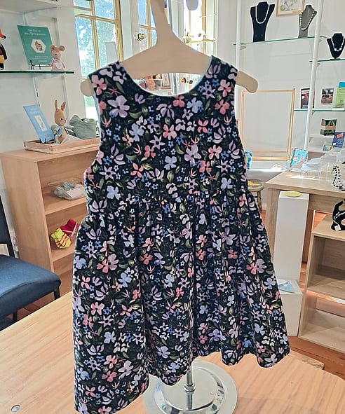 Handmade pattern toddler girls dress by Karen McCullum