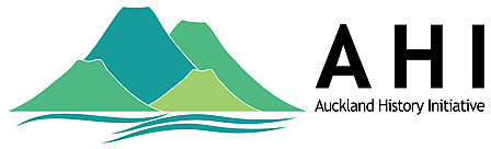 Logo of the Auckland History Initiative.