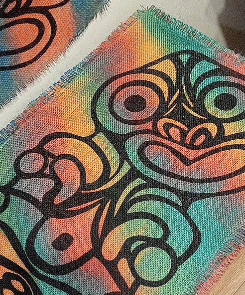 Maori Textile artwork by Sue Lowe