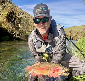 Spring creek rainbow trout Ollie Bassett Fly Fishing Guiding Rotorua