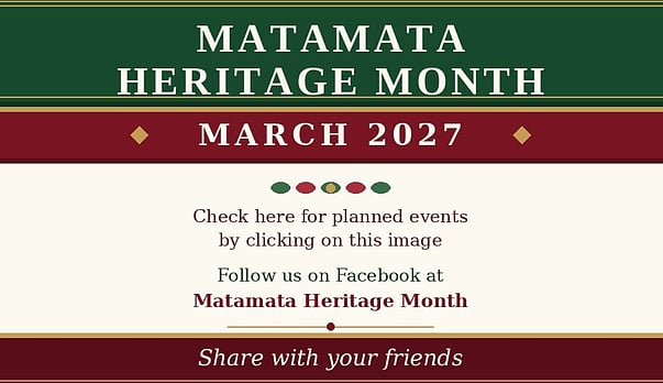 Matamata Heritage Month - March 2027