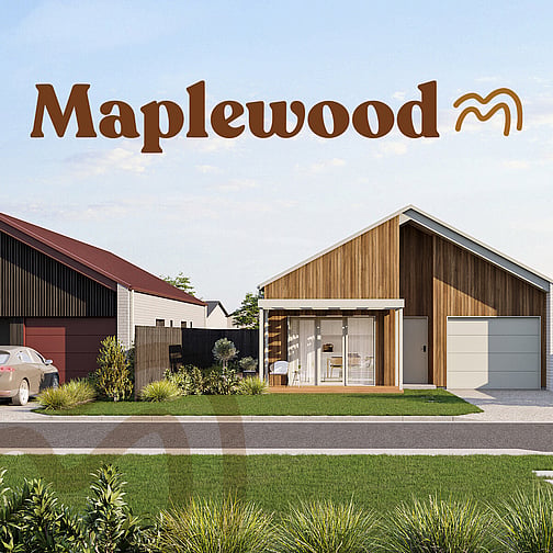 Maplewood Morrinsville: Residential development website and branding. Built by Cornerstone Developments Waikato