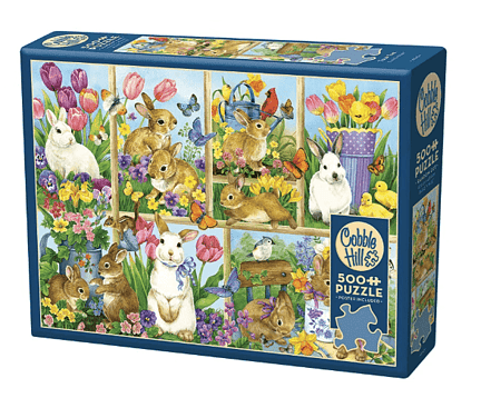 Cobble Hill 500 Piece Jigsaw Puzzle: Tulip Time