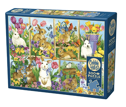 Cobble Hill 500 Piece Jigsaw Puzzle: Tulip Time