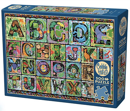 Cobble Hill 500 Piece Jigsaw Puzzle: A to Z