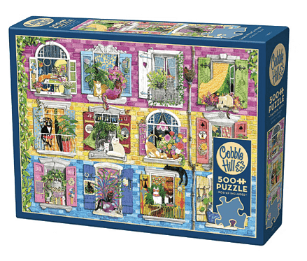 Cobble Hill 500 Piece Jigsaw Puzzle: Living With Catitude