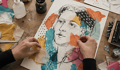 POP UP WORKSHOP - Playing with Portraits: Drawing, Collage & Mixed MediaSaturday 5 September 2026$65