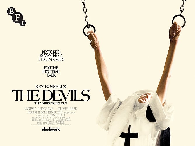 'THE DEVILS' 4K restoration starring Oliver Reed and Vanessa Redgrave