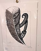 Māori-inspired fine artwork by Amylena Dansey