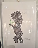 Māori-inspired fine artwork by Amylena Dansey