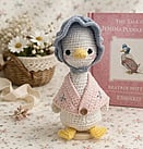 Handmade crochet duck by Crafty Kiwi