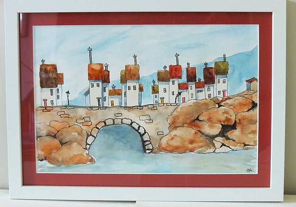 Watercolour art by Francis Newman