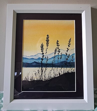 Watercolour art by Francis Newman
