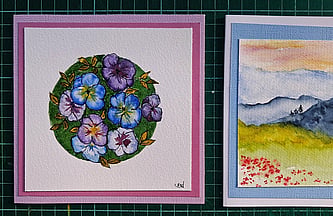 Watercolour artwork by Francis Newman