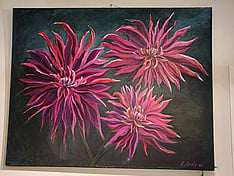 Flower artwork by Indigo Blue