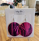 Watercolour paper earrings by Indigo Blue