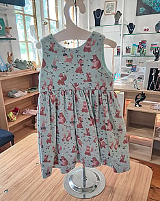 Handmade pattern toddler girls dress by Karen McCullum