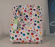 Handmade sewn fabric bag by Mokoia Crafts