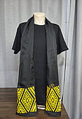 Handmade textile scarf art by On the Outer
