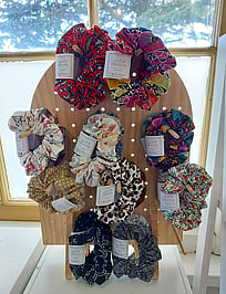 Handmade scrunchies by Shell B Creative
