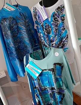 Textile artwork clothing by Sue Lowe