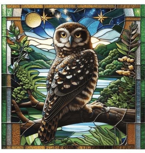 Matariki Morepork 500 Piece Jigsaw Puzzle