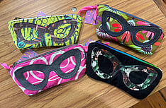 Handmade artisan glasses cases by The Bag Lady