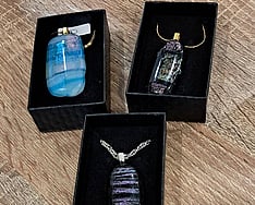 Handcrafted glass jewellery art by The Wild Cabinet