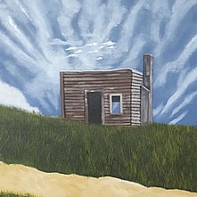 Rotorua landscape oil painting by Tony Pope