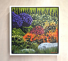 Rotorua landscape oil painting by Tony Pope