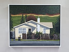 Rotorua landscape oil painting by Tony Pope