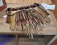 Handwoven harakeke skirt by Woven Treasure