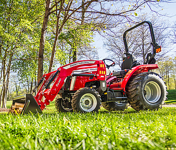 MF 1E Series Tractor side view