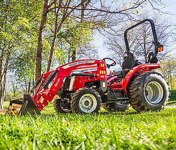MF 1E Series Tractor side view