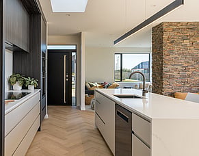 Herringbone Laminate Flooring in a Cambridge Show Home