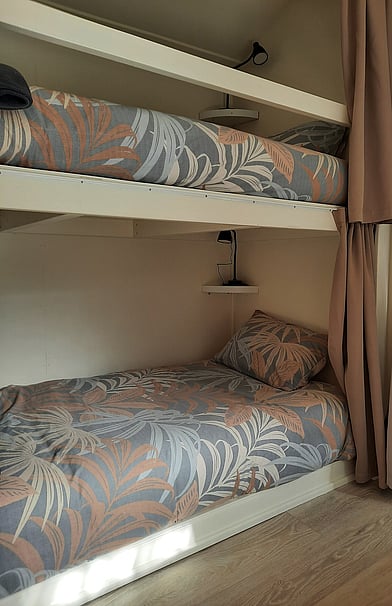 Bunk Beds in the Shanty at Tawa Cove
