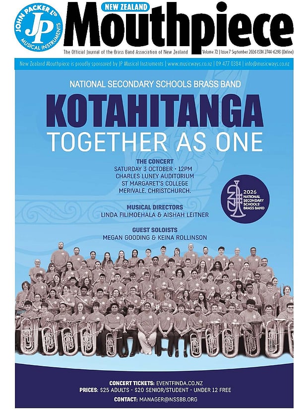 The New Zealand Brass Band Mouthpiece