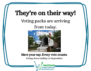 Voting packs on their way