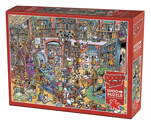 Cobble Hill 1000 Piece Jigsaw Puzzle: DoodleTown Bookshop Bedlam