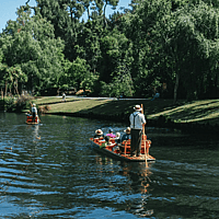 Punting on the Avon