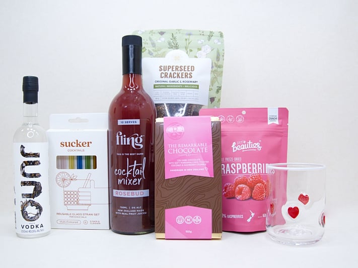 Perfect for cocktail gift boxes NZ, vodka gift boxes, cocktail lover gifts, gifts for her NZ, birthday gifts, thank you gifts, celebration gifts, and thoughtful surprises delivered throughout New Zealand. A beautiful gift for anyone who enjoys a great cocktail and good company