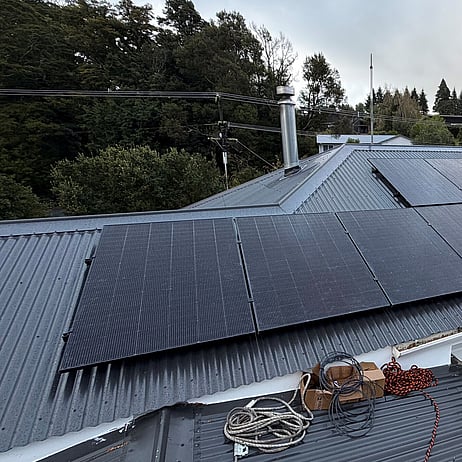 Two Rivers Ohakune - Solar - Efficient solar panels are installed in 4 locations