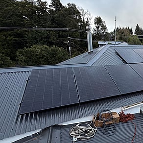 Two Rivers Ohakune - Solar - Efficient solar panels are installed in 4 locaions