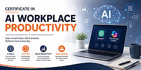 Certificate in AI Workplace Productivity - 1, 8, 15, 22, 29 Oct, 5 NovZOOM workshop
