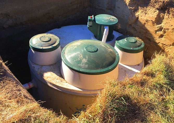 modern septic tank