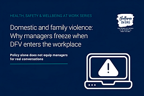 Why managers freeze when DFV enters the workplace