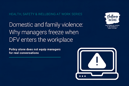 Why managers freeze when DFV enters the workplace