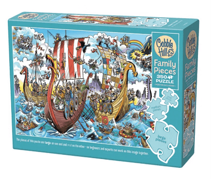 Cobble Hill 350 Piece Family Jigsaw Puzzle: Vikings Voyage
