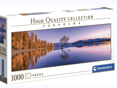 Clementoni 1000 Piece Panorama Jigsaw Puzzle: Lake Wanaka Tree