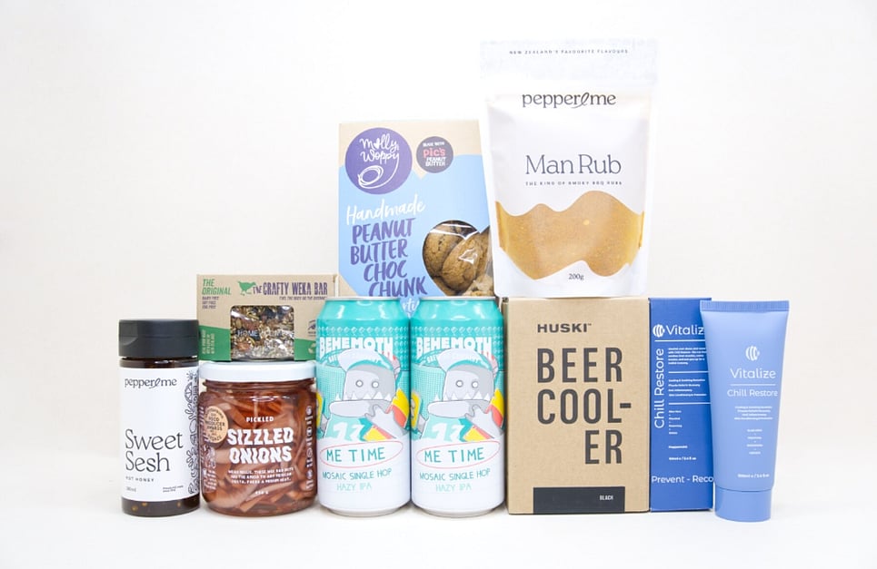 Coffee and tea gift box NZ with NZ-made brews from KYND Gift Boxes